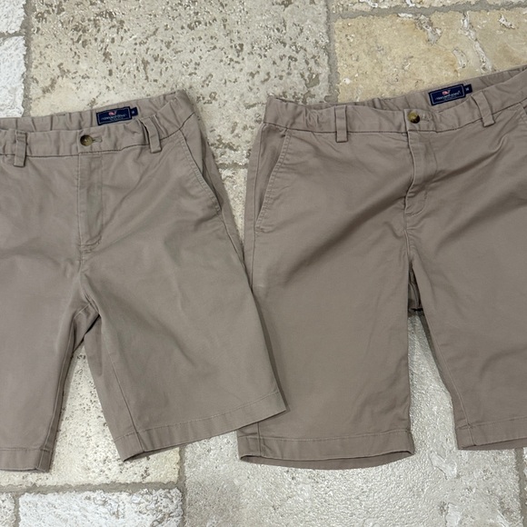 Vineyard Vines Boys Size 14 Tan Shorts (Lot of 2) - Picture 1 of 7